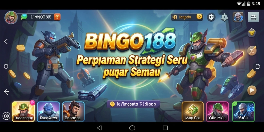 Tampilan gameplay seru BINGO188 dengan strategi mendalam.