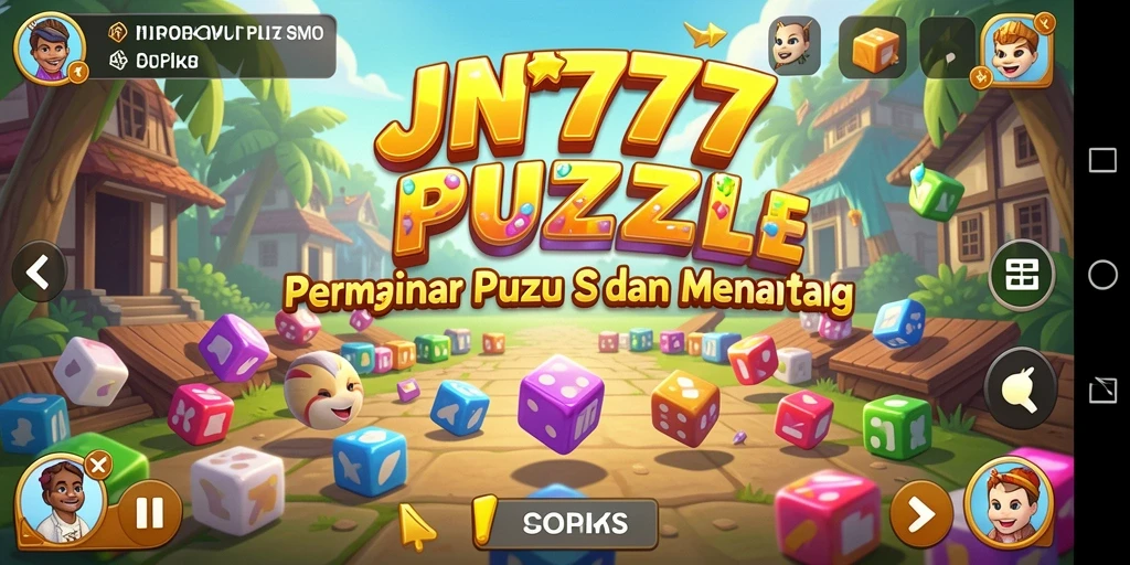 Screenshot gameplay JNT777 yang menunjukkan puzzle seru.