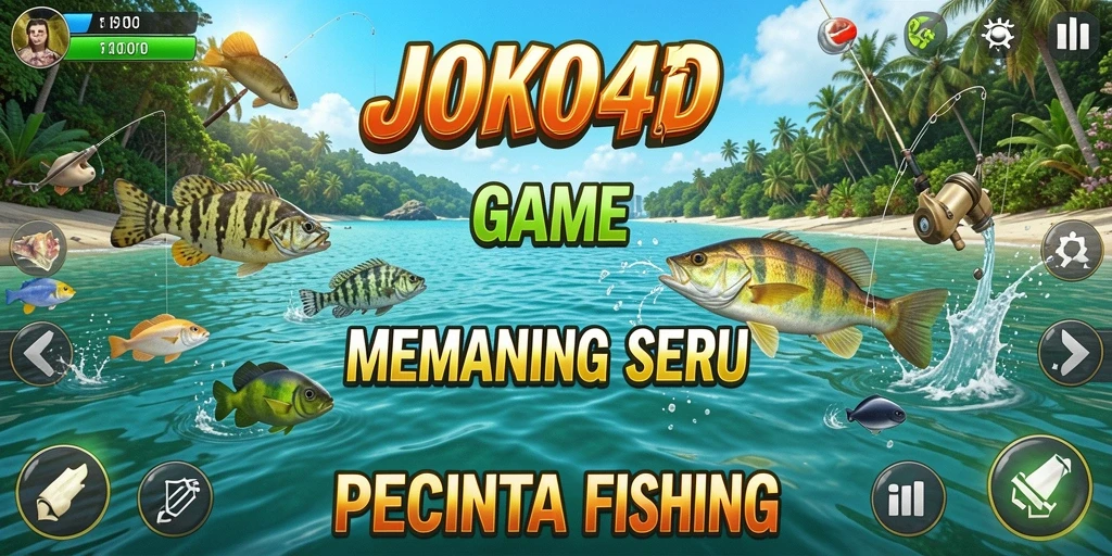 Tampilan menarik dari gameplay JOKO4D saat memancing.