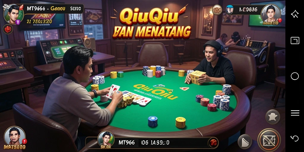 Tampilan gameplay QiuQiu yang seru di MT966.