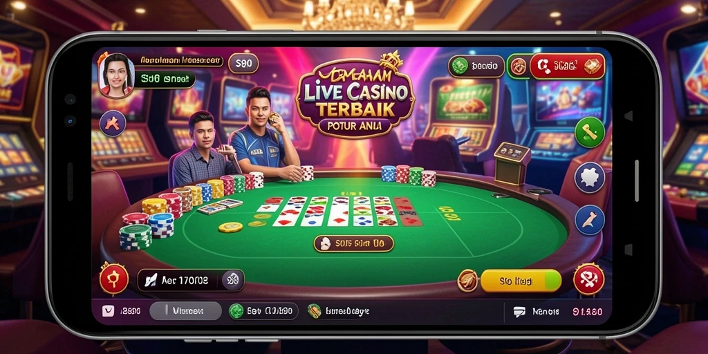 Tampilan menarik gameplay S80 saat bermain Live Casino.