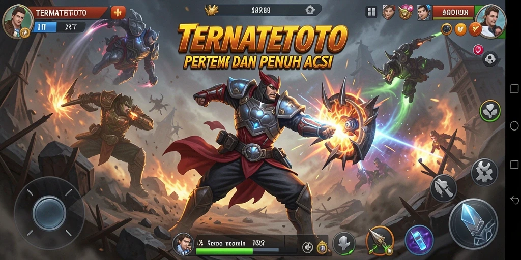Screenshot menunjukan aksi menegangkan dalam TERNATETOTO saat bertempur.
